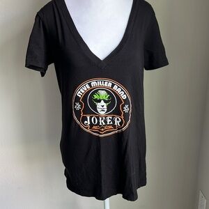 Next Level women’s black “Steve Miller Band, Joker” teeshirt